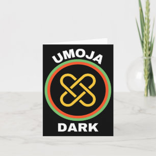 Tarjeta Feliz Kwanzaa Kinara-umoja Principios de Kwanzaa
