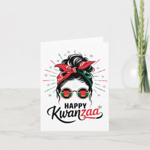 Tarjeta Feliz Kwanzaa Siete Principios De Kwanzaa Messy Bu