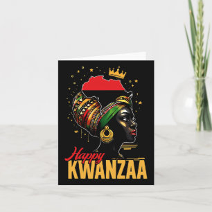 Tarjeta Feliz Kwanzaa Siete Principios De Las Mujeres Kwan