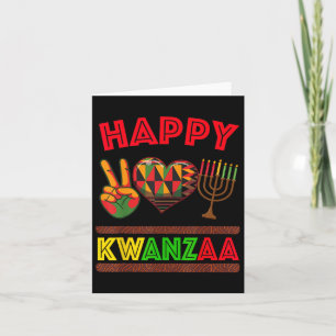 Tarjeta Feliz Kwanzaa Siete Principios De Las Mujeres Kwan