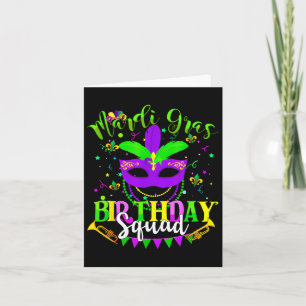 Tarjeta Feliz Mardi Gras Cumpleaños Mardi Gras Viaje en qu