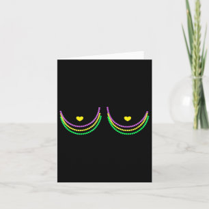 Tarjeta Feliz Mardi Gras Funny Mardi