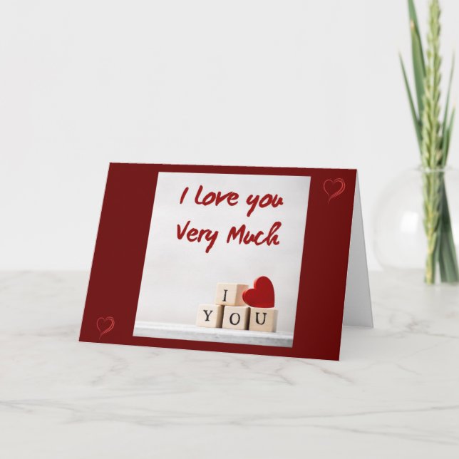 TARJETA *FELIZ MARIDO ANIVERSARIO Y SOCIO SI LA VIDA" (Anverso)