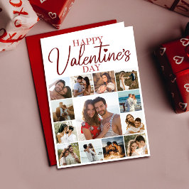 Tarjeta Feliz marido de San Valentín | Festividad roja del