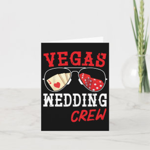Tarjeta Feliz matrimonio de novias, marido y mujer Vegas W
