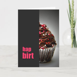 Tarjeta Feliz medio cumpleaños
