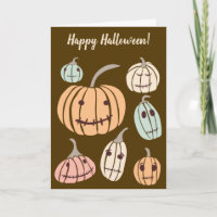 Feliz mensaje de Personalizado de Halloween Trompe