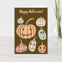 Feliz mensaje de Personalizado de Halloween Trompe