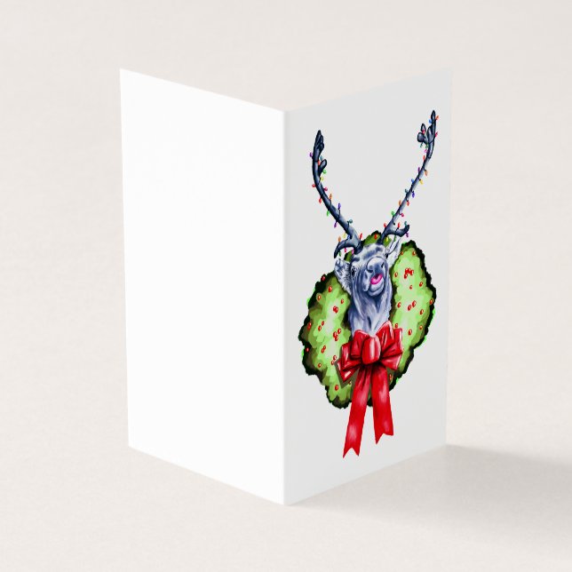 Tarjeta Feliz Navidad (Exterior)