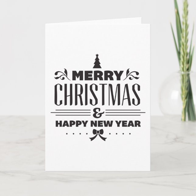 Tarjeta Feliz Navidad (Anverso)