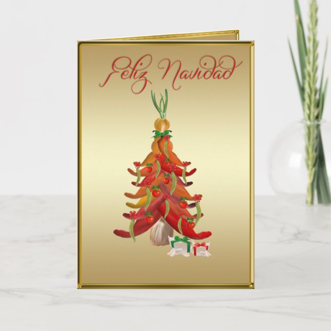 Tarjeta Feliz Navidad (Anverso)