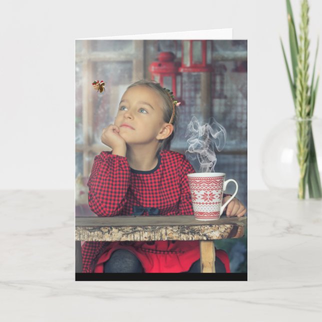 Tarjeta Feliz Navidad. (Anverso)