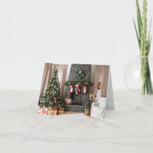 Tarjeta Feliz Navidad.
