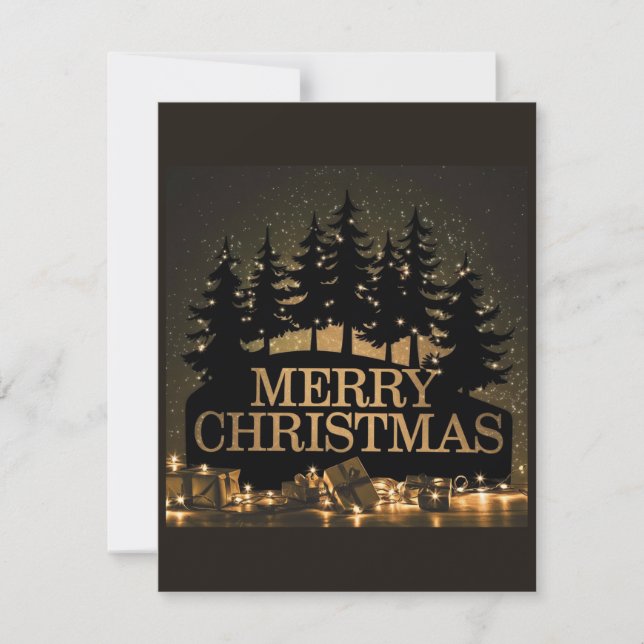 Tarjeta Feliz Navidad (Anverso)
