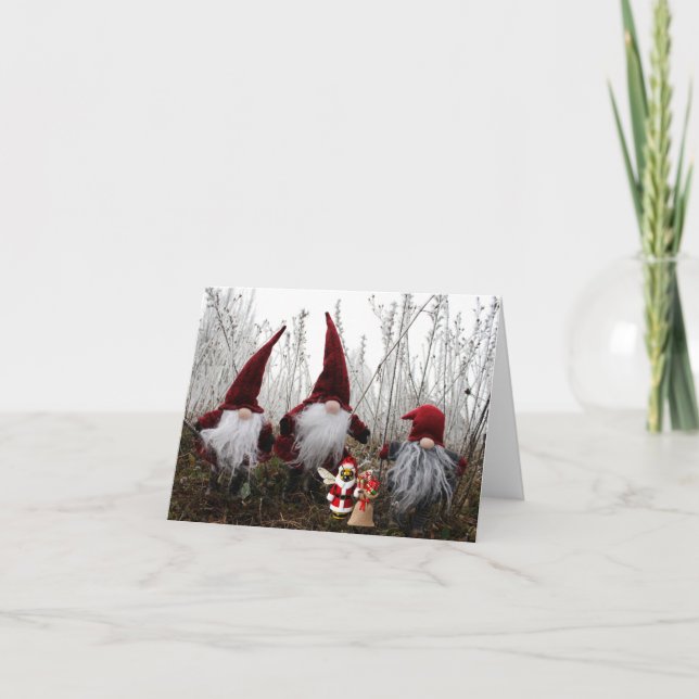 Tarjeta Feliz Navidad. (Anverso)