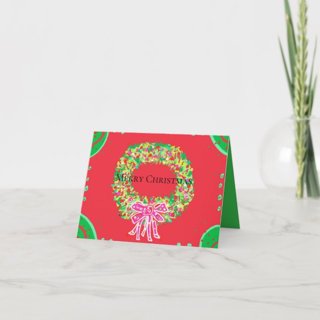 Tarjeta Feliz Navidad  (Anverso)