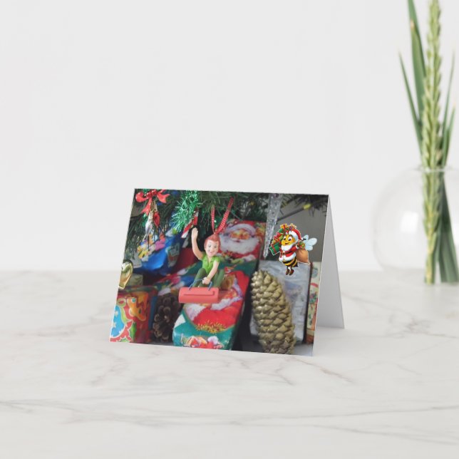 Tarjeta Feliz Navidad. (Anverso)