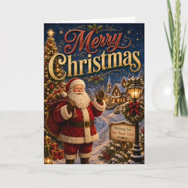 Tarjeta Feliz Navidad (Anverso)