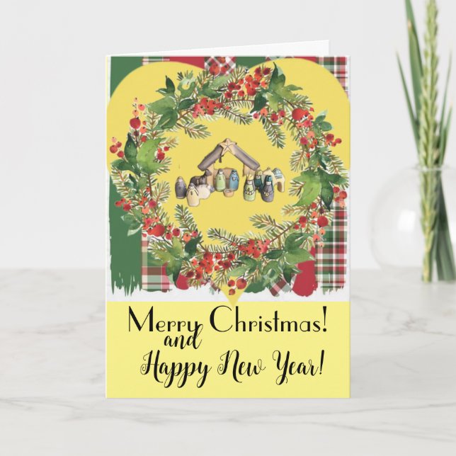 Tarjeta ¡Feliz Navidad! (Anverso)