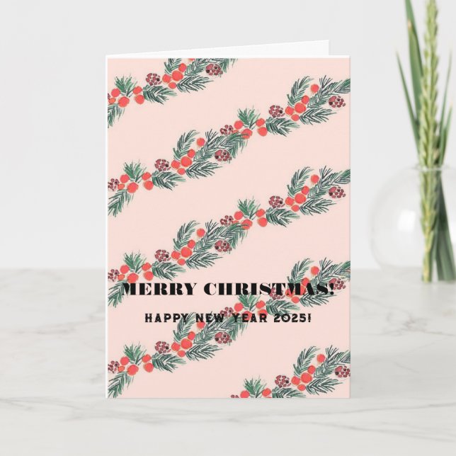 Tarjeta ¡Feliz Navidad! (Anverso)