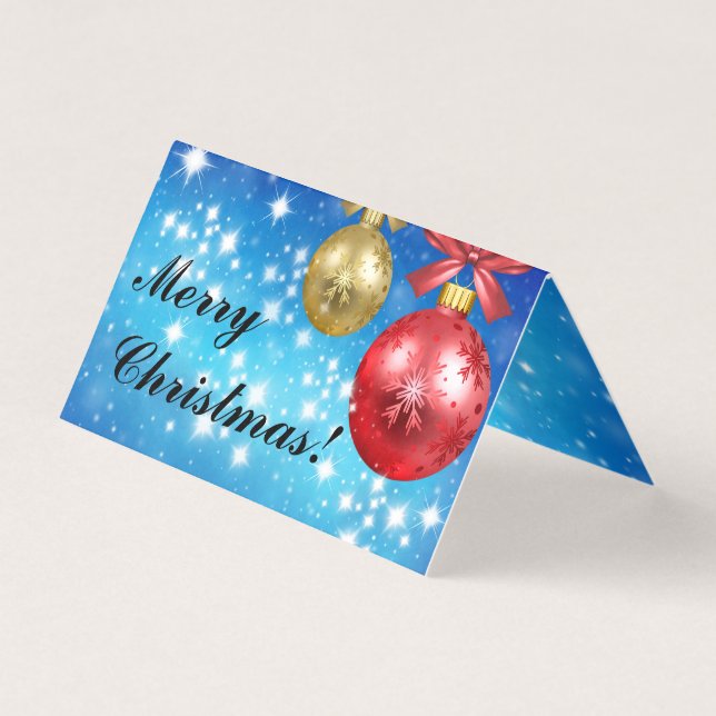 Tarjeta Feliz Navidad (Anverso)