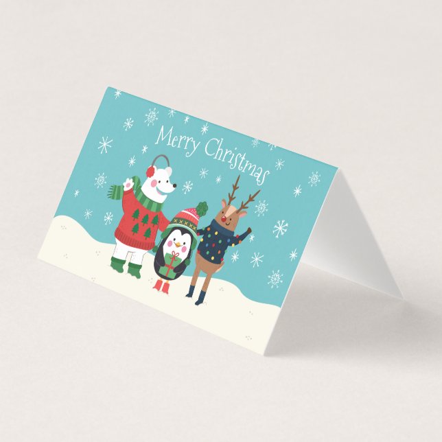 Tarjeta Feliz Navidad (Anverso)