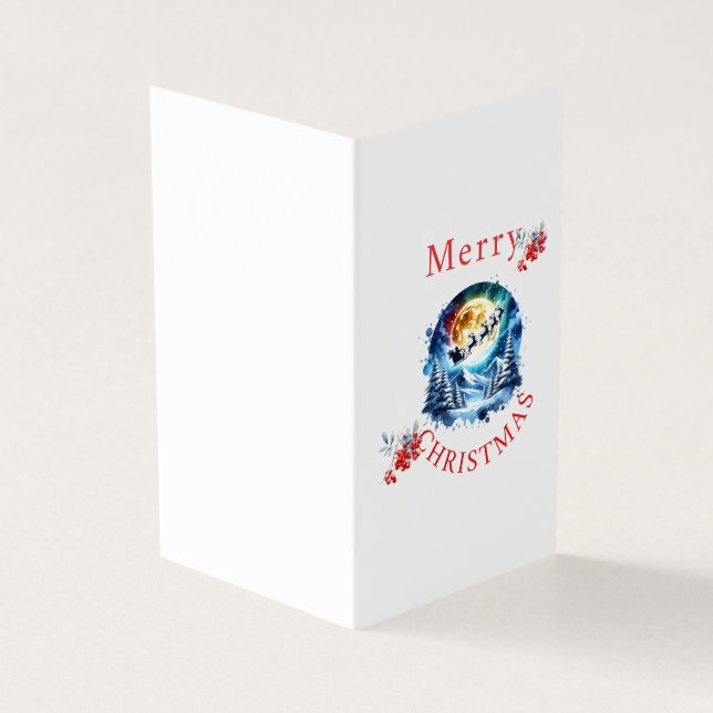 Tarjeta "Feliz Navidad" (Exterior)