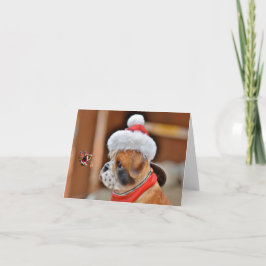 Tarjeta Feliz Navidad.