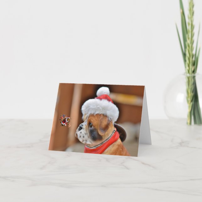 Tarjeta Feliz Navidad. (Anverso)