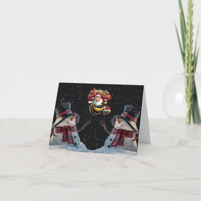 Tarjeta Feliz Navidad. (Anverso)