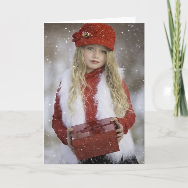 Tarjeta Feliz Navidad. (Anverso)