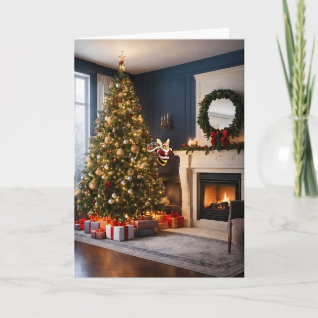 Tarjeta Feliz Navidad. (Anverso)