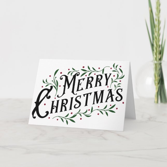 Tarjeta Feliz Navidad (Anverso)