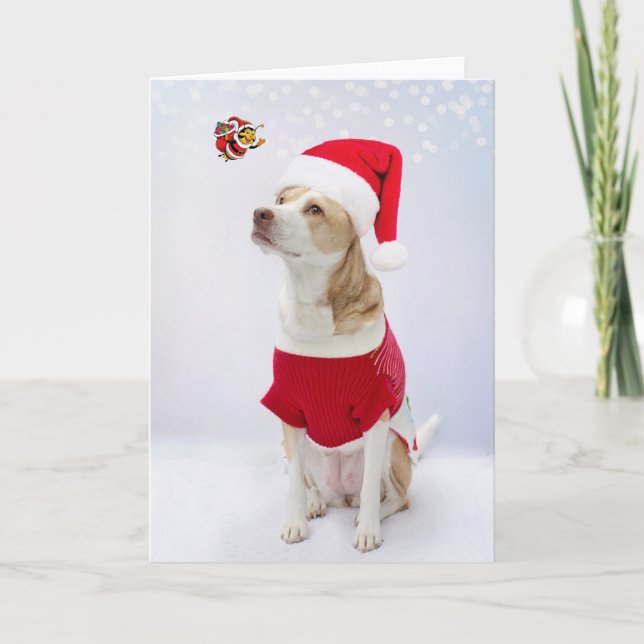 Tarjeta Feliz Navidad. (Anverso)