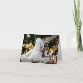 Tarjeta Feliz Navidad.