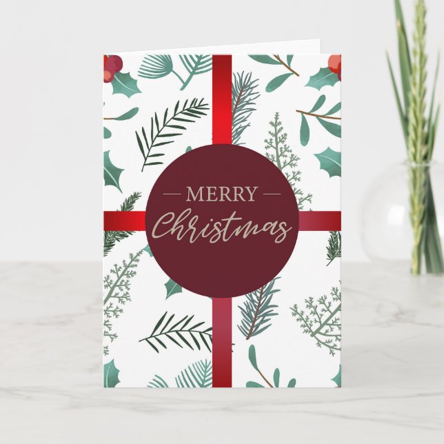 Tarjeta Feliz Navidad (Anverso)