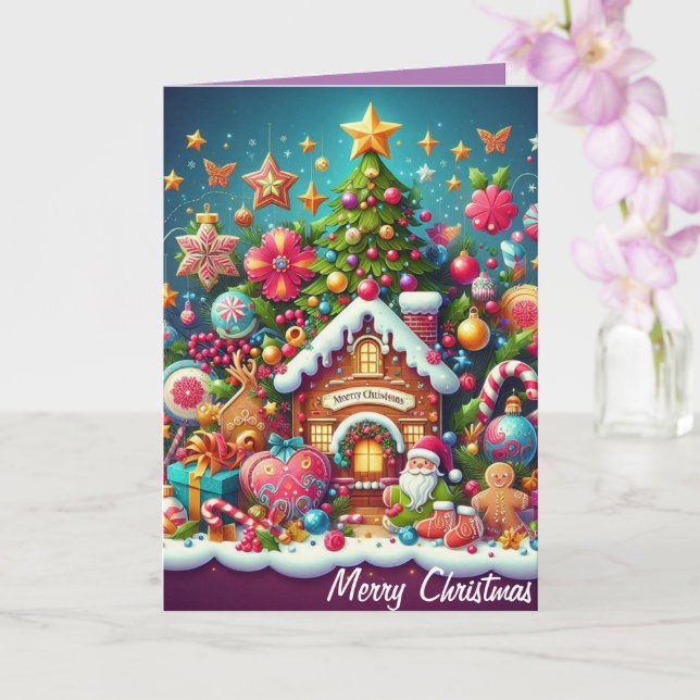 Tarjeta Feliz Navidad10 (Orquídea)