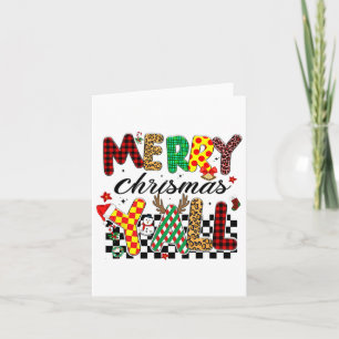 Tarjeta Feliz Navidad 2024 Navidades a juego familiares Li