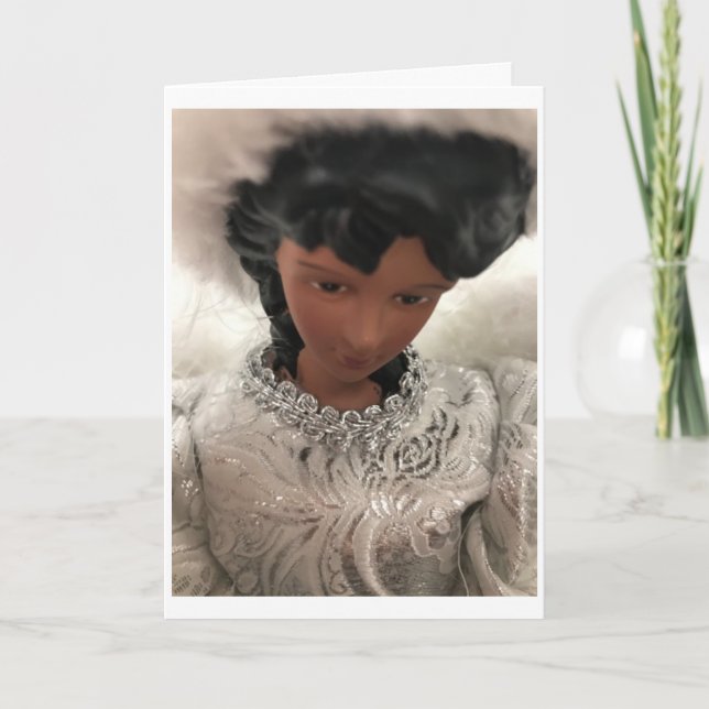 TARJETA FELIZ NAVIDAD **A MI ÁNGEL** (Anverso)