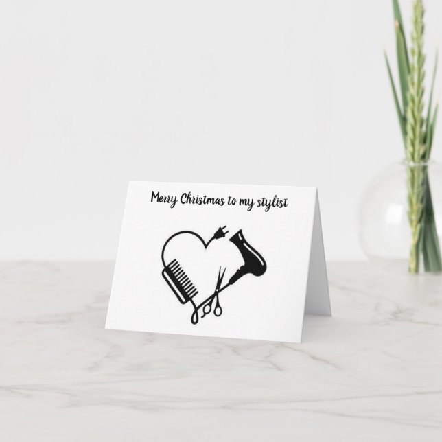 TARJETA FELIZ NAVIDAD A ***MY STYLIST*** (Anverso)
