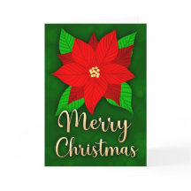 Feliz Navidad a Poinsettia de Navidad