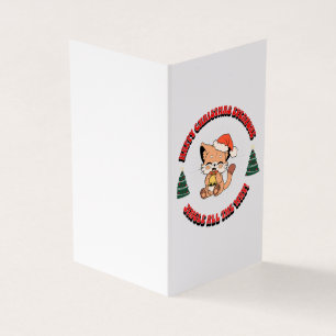 Tarjeta "Feliz Navidad a todos"