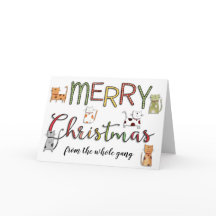 Feliz Navidad a todos los gatos de vacaciones del 