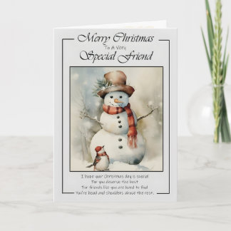 Tarjeta Feliz Navidad a un amigo muy especial Navidades