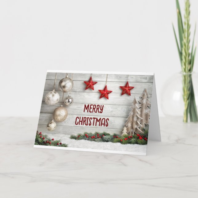 TARJETA FELIZ NAVIDAD/AÑO NUEVO FELIZ  (Anverso)