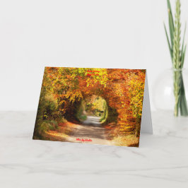 Tarjeta Feliz Navidad Bog Amarillo Kilcullen