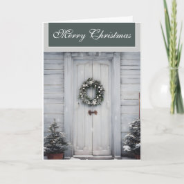 Tarjeta Feliz Navidad Campestre