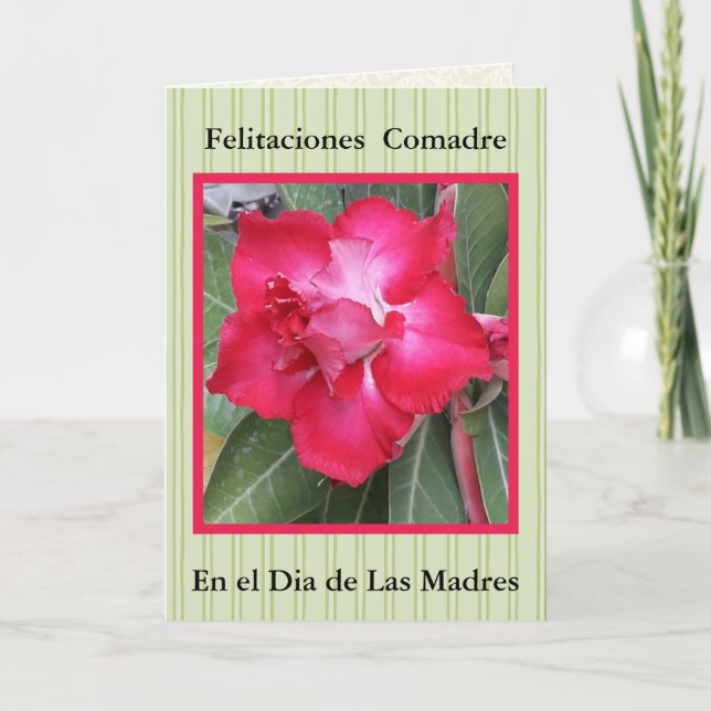 Tarjeta Feliz Navidad Comadre 721 (Anverso)