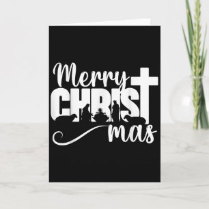 Tarjeta Feliz Navidad Cristiana Navidad Jesucristo Navidad