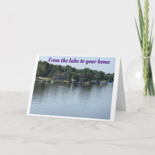 TARJETA *FELIZ NAVIDAD* DE **EL LAGO**